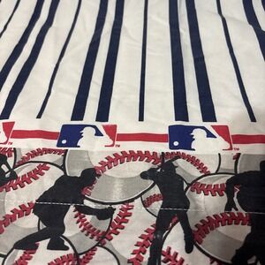 Vintage New York‎ Yankees, Twin Sheet Set With Fitted And Flat Sheet